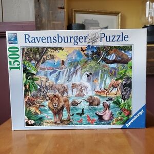 Ravensburger 1500-piece Jigsaw Puzzle | Waterfall Safari